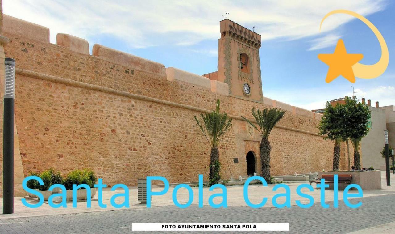 Playa 500M Y Centro Pueblo 600M, Piscina, 4 Clim, 2 Parkings Apartamento Santa Pola Exterior foto