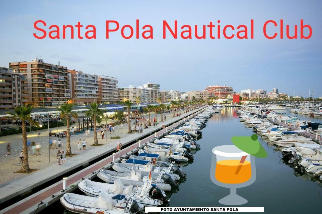Playa 500M Y Centro Pueblo 600M, Piscina, 4 Clim, 2 Parkings Apartamento Santa Pola Exterior foto